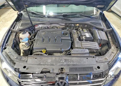 2015 Volkswagen Passat Se из США, поврежденный, VIN 1VWBV7A36FC036713